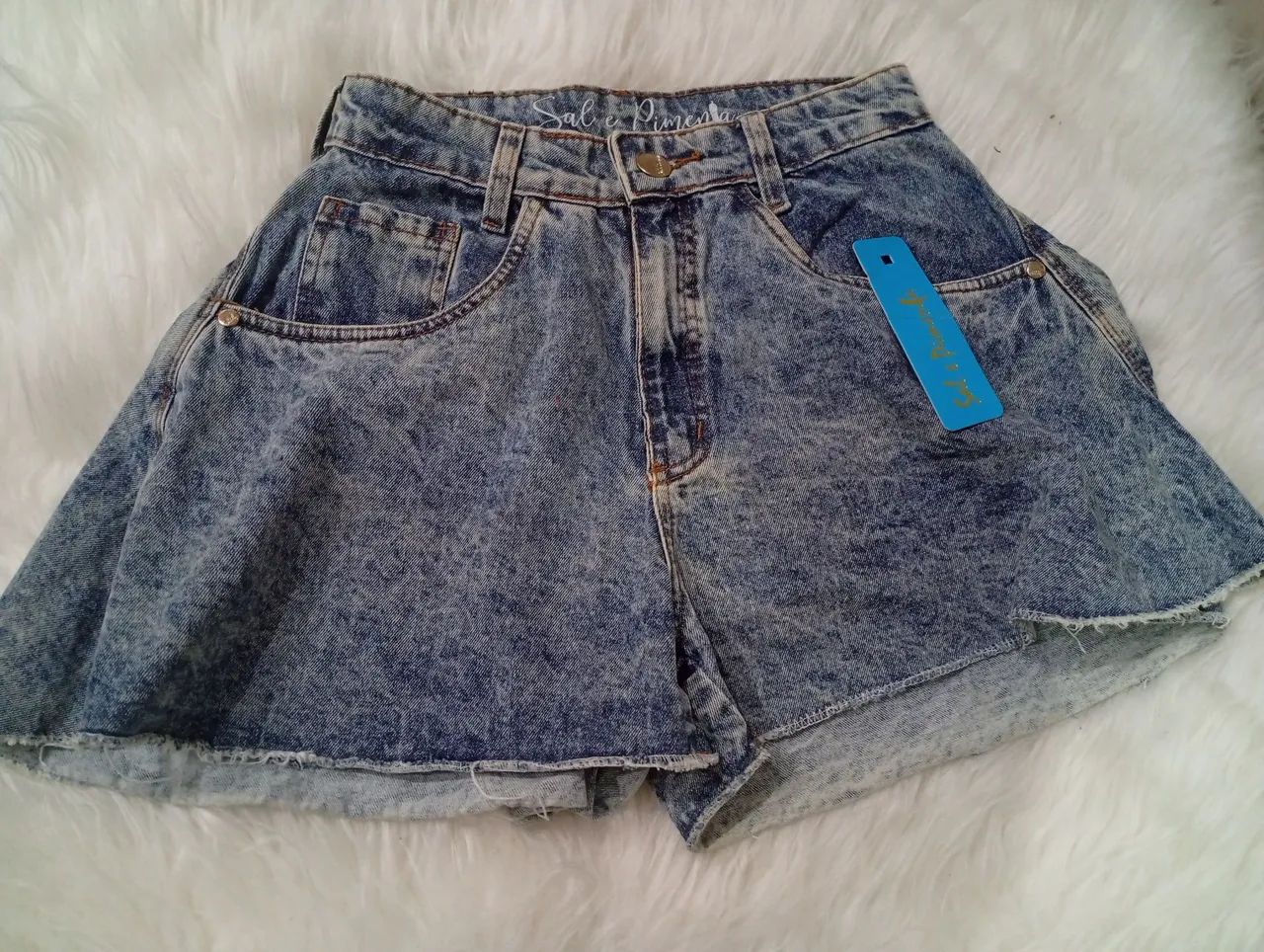 Short sal e pimenta 36 godê 
