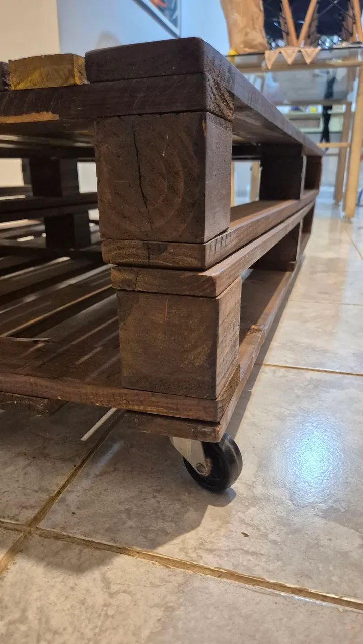 Mesa de centro de pallet - Foto 5