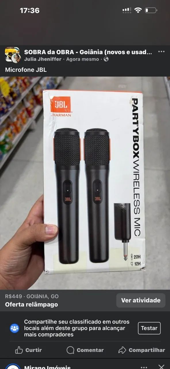 Microfone JBL