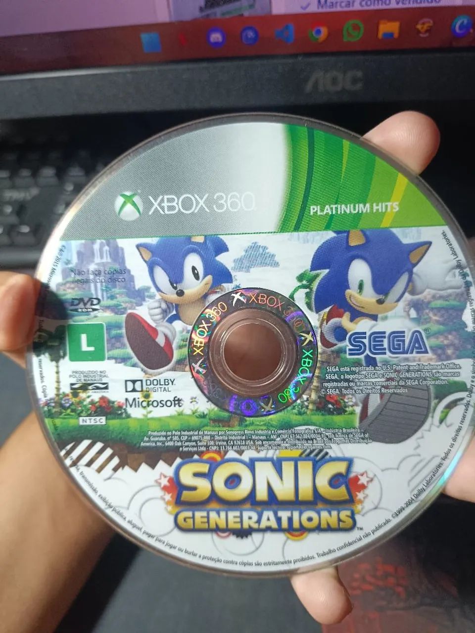 Sonic Generations Xbox 360