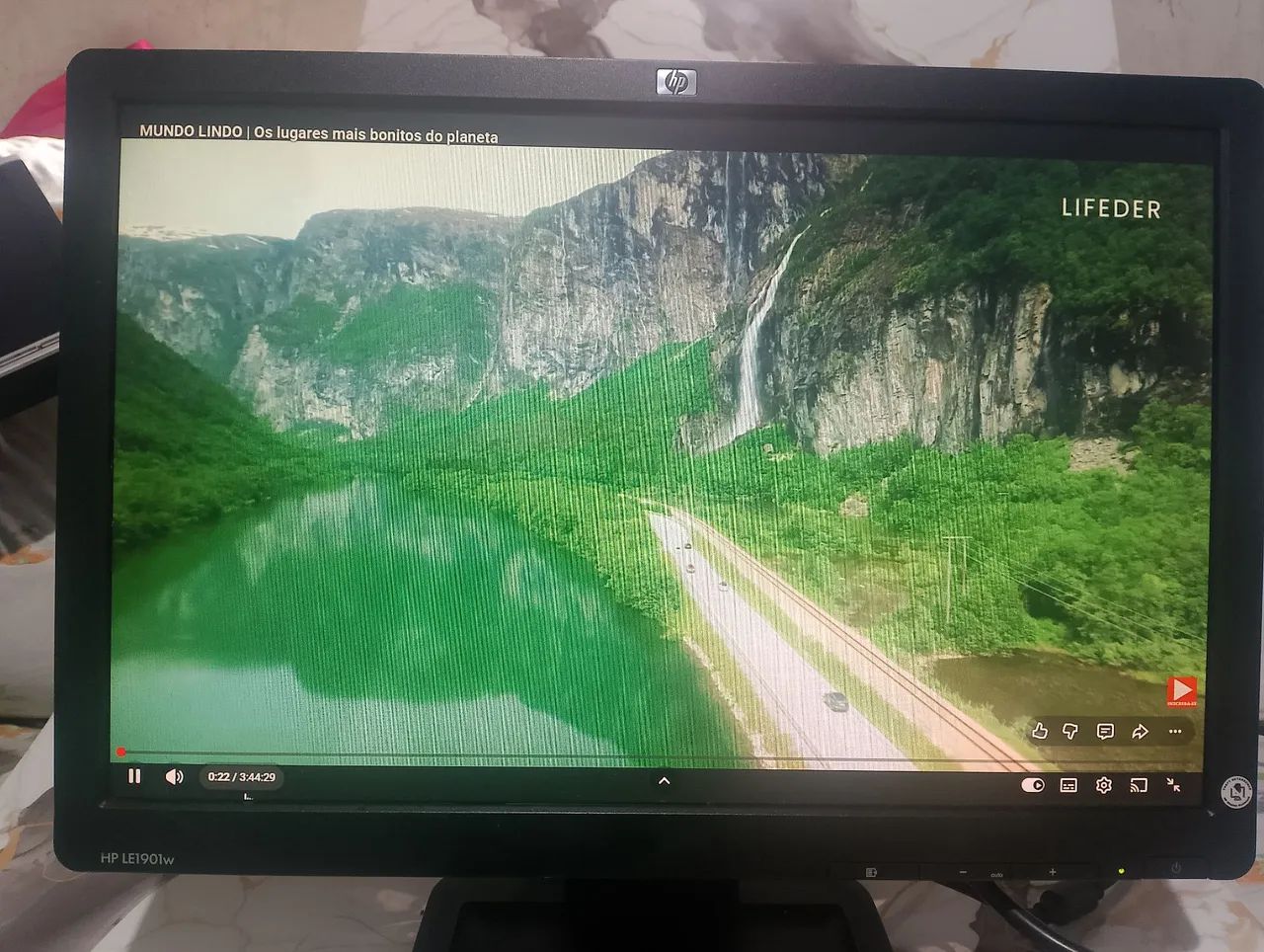 Monitor Hp 19 polegada VGA 