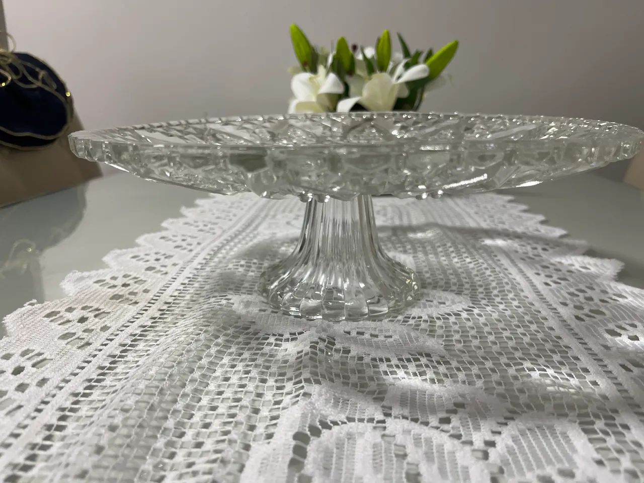 Boleira De Vidro Com Pé - Foto 3