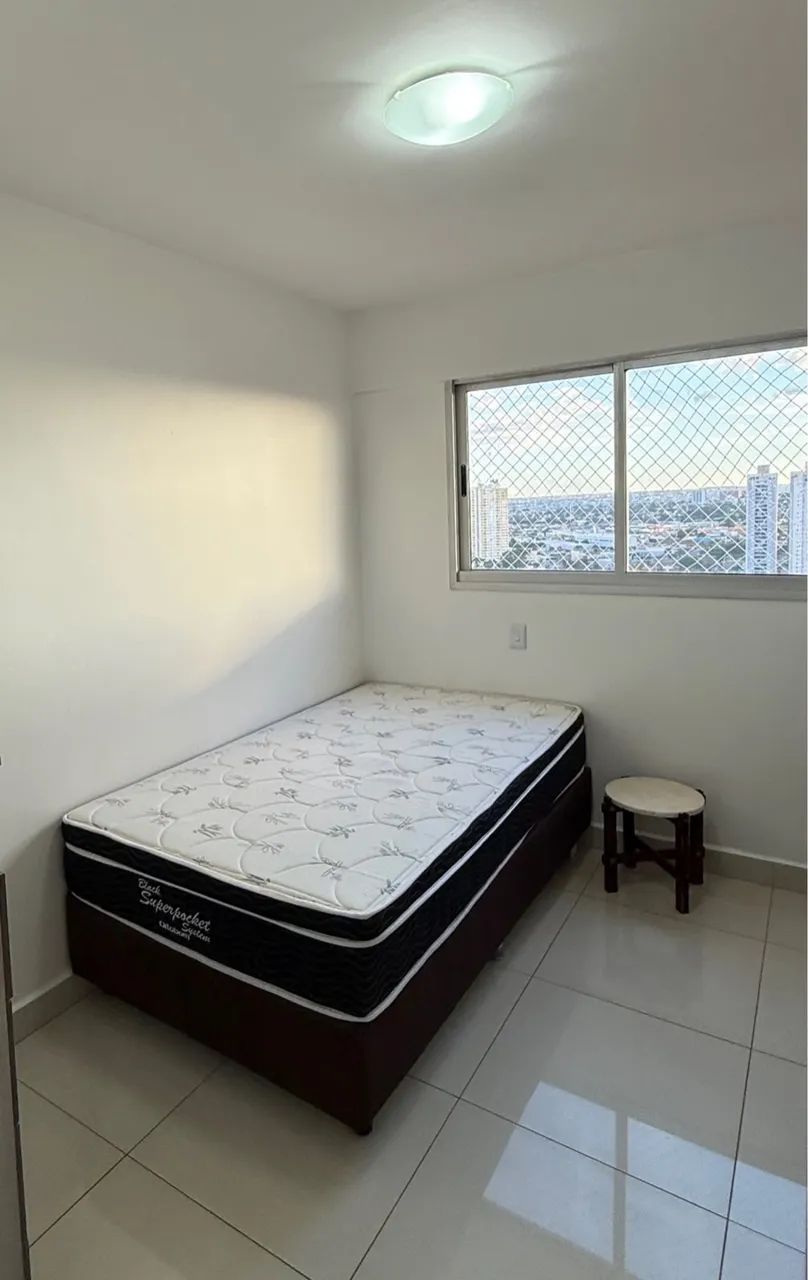 Cama solteirão ou viuva com box e colchão Ortobom