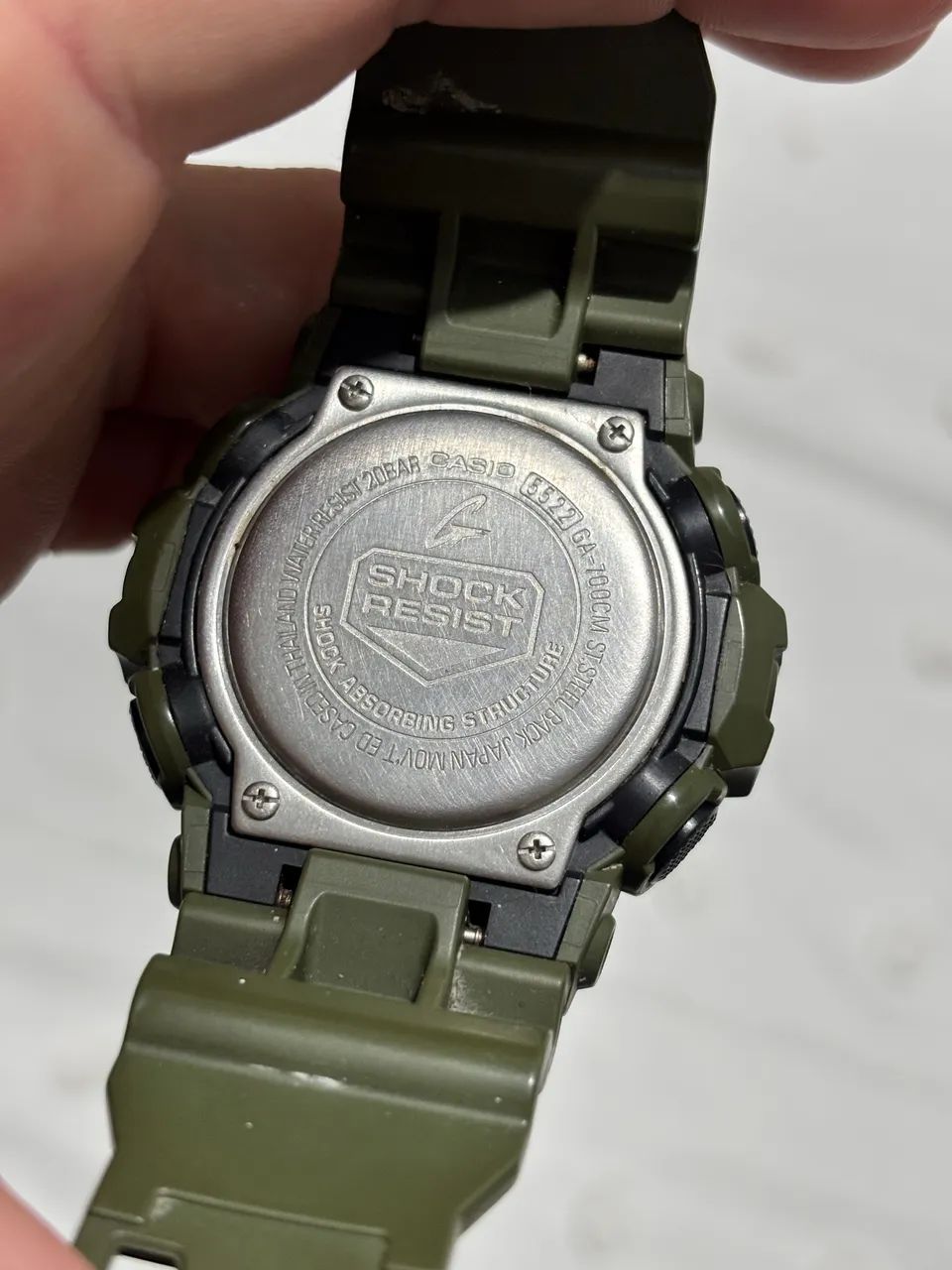 Relógio g-shock verde camuflado - Foto 4