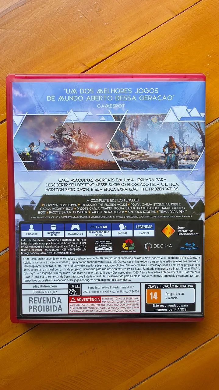 Jogo de Ps4 - Horizon Zero Dawn Complete Edition - Foto 2