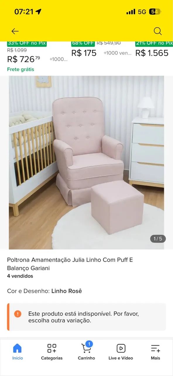 Poltrona amamentação  - Foto 3
