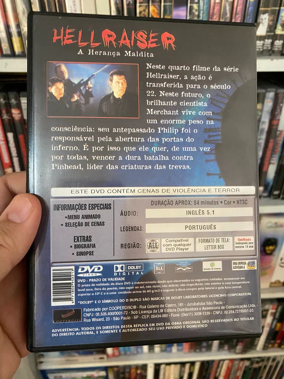 Hellraiser 4 A Herança Maldita DVD original  - Foto 2