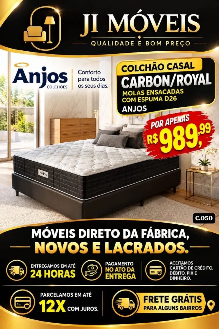 Móveis novos, entrega 