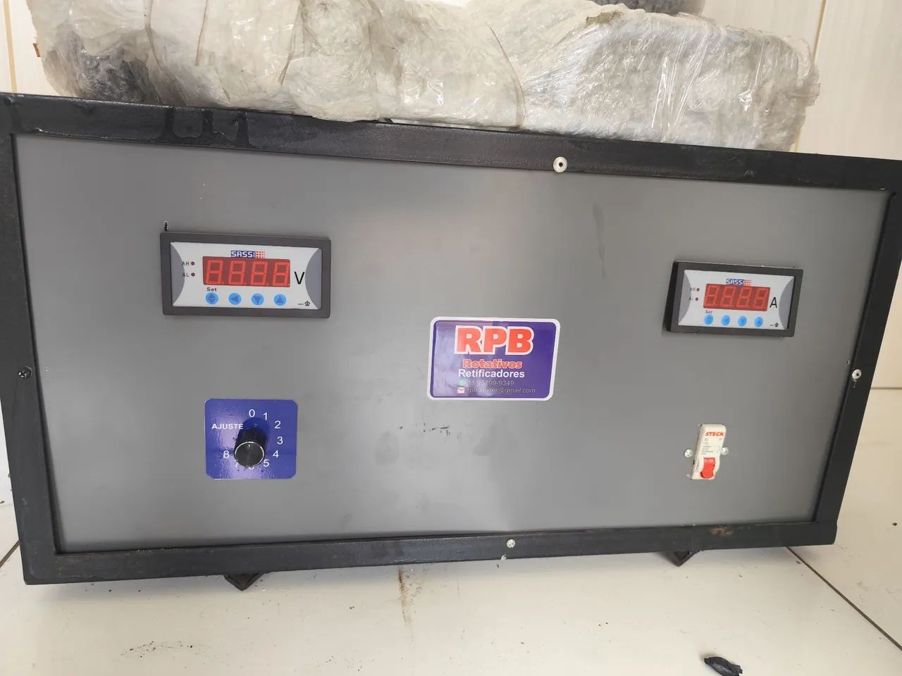 Retificador para galvanoplastia 200 amperes mais resistências novo - Foto 3