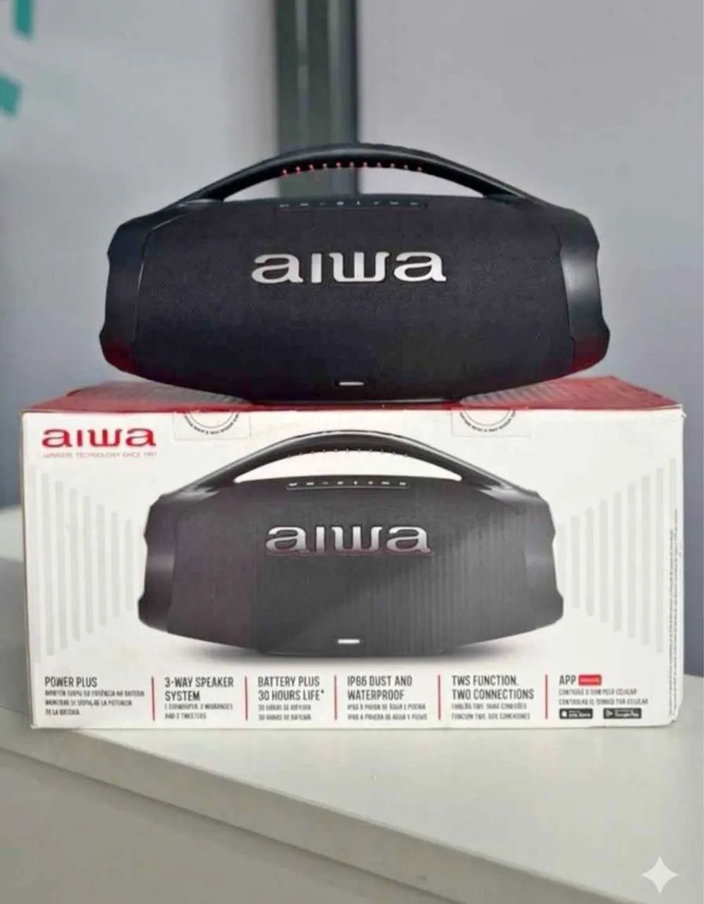 Caixa de som Aiwa  - Foto 2