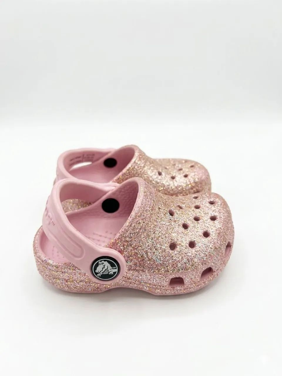 Crocs Infantil com Glitter Rosa Tam 19/20