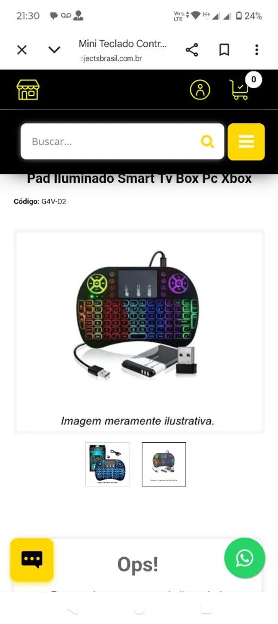 Mini controle para smart tv  - Foto 2
