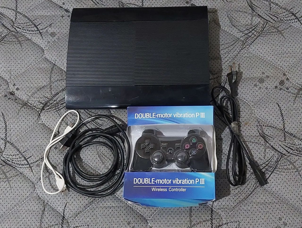 Play 3 (ps3 )super slim  completo com jogos
