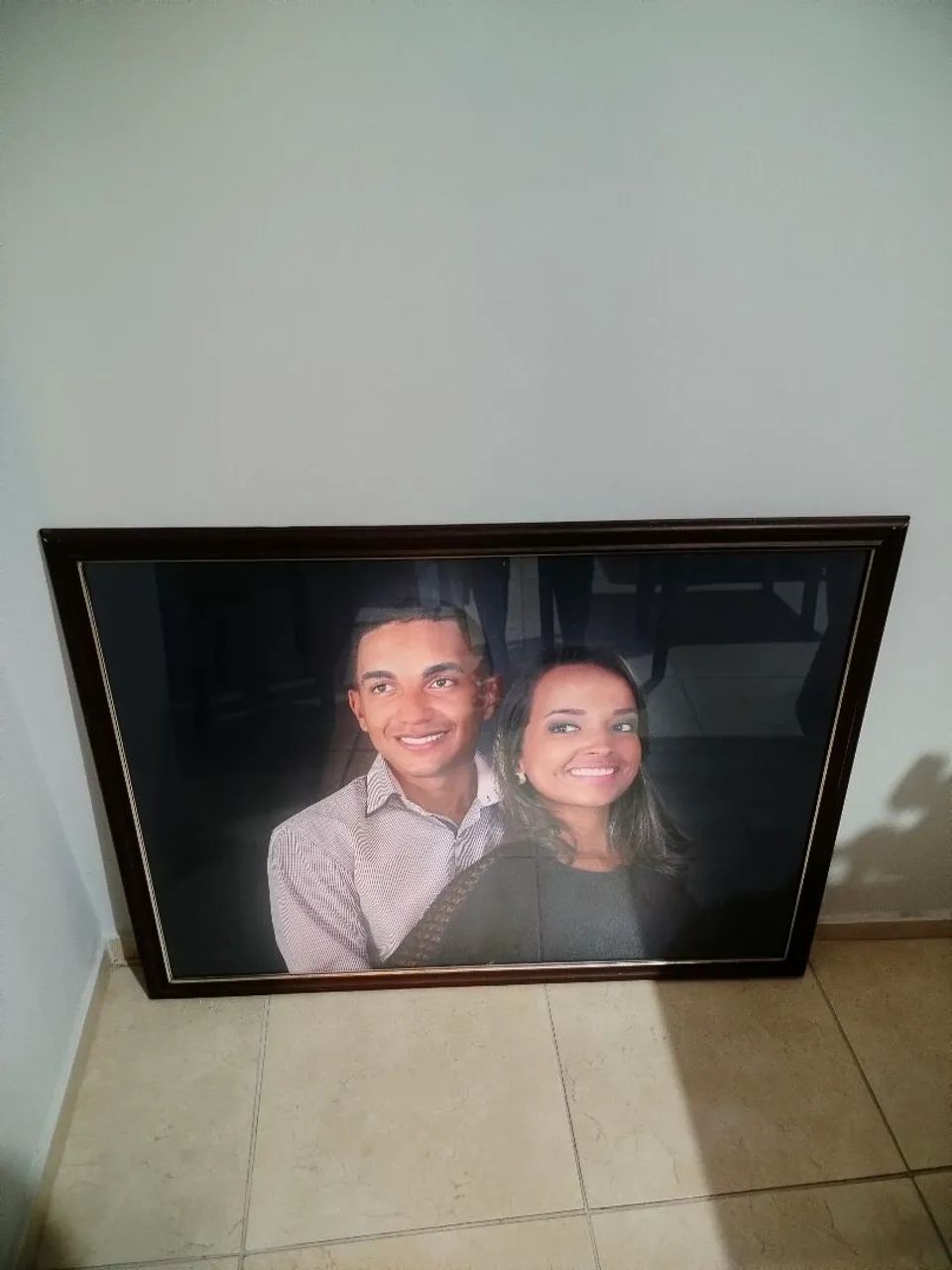 Quadro com tampo de vidro