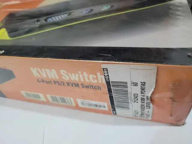 Level One Interruptor Área De Trabalho Automática Kvm-0412 - Foto 3