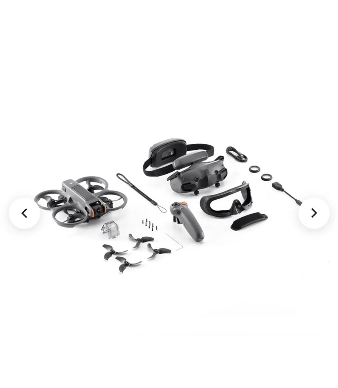 Drone dji avata 2 fly more combo 1 bateria 