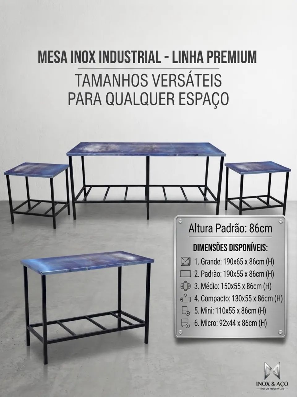 Mesa inox 