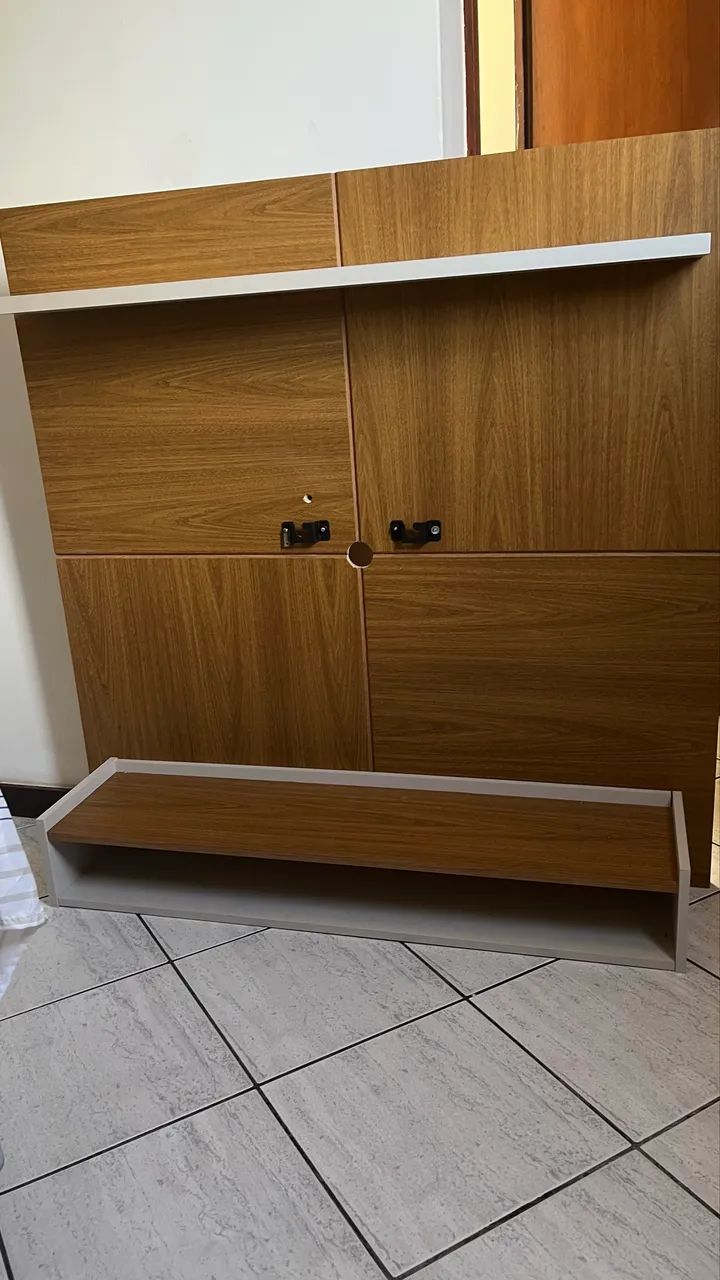 Rack painel ripado para sala/quarto