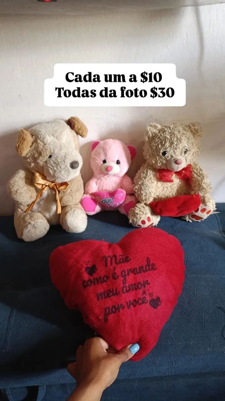 Vendo urso de pelúcia