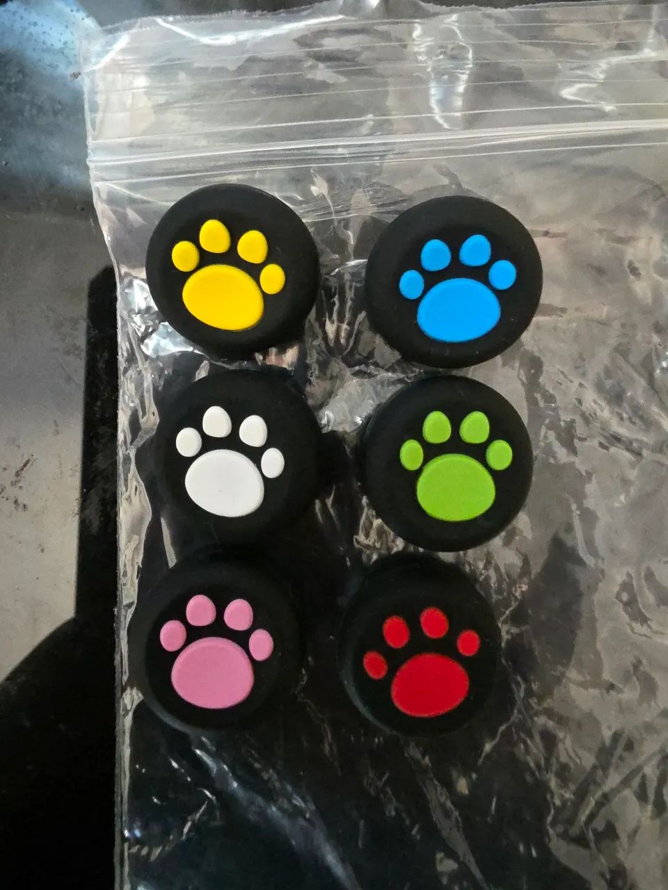 3 pares / 6 unidades grip analógico Nintendo switch oled e switch 2