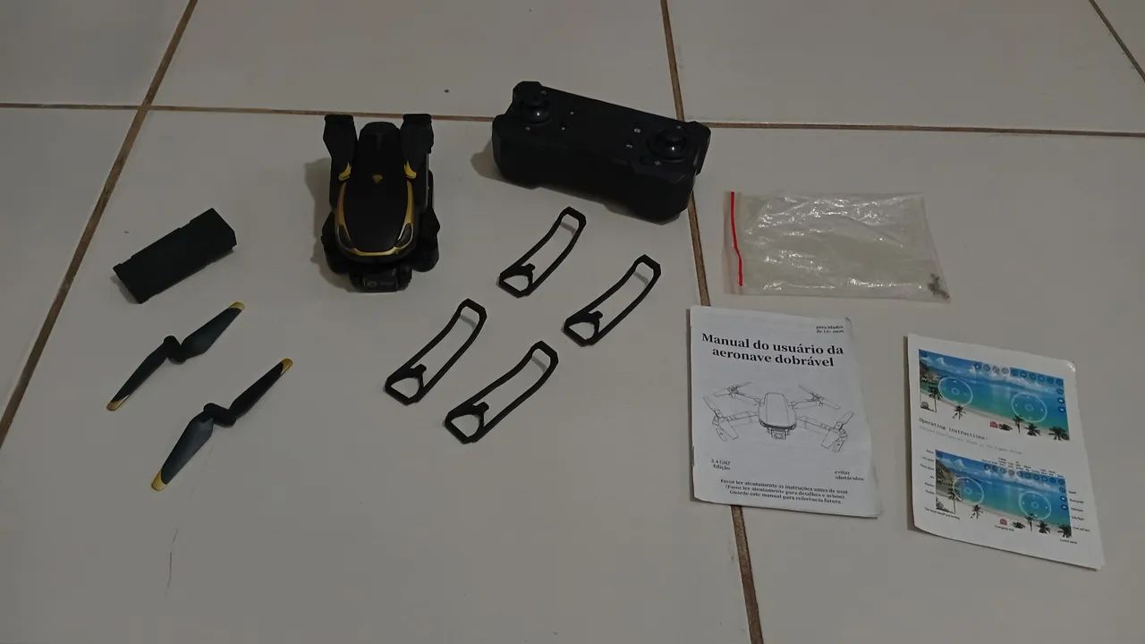 Drone M8 Pro dobrável com câmera para iniciantes