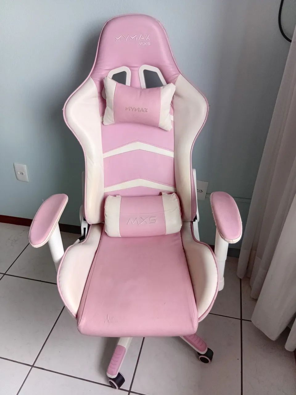 Cadeira gamer rosa