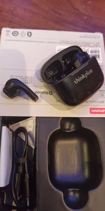 Fone Bluetooth Lenovo LP40 Pro - Som Potente, Sem Fios e Alta Qualidade - Foto 3