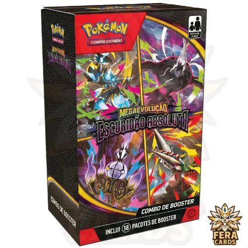 Combo de Pacotes Escuridão Absoluta - Megaevolução 5 - Pokémon TCG