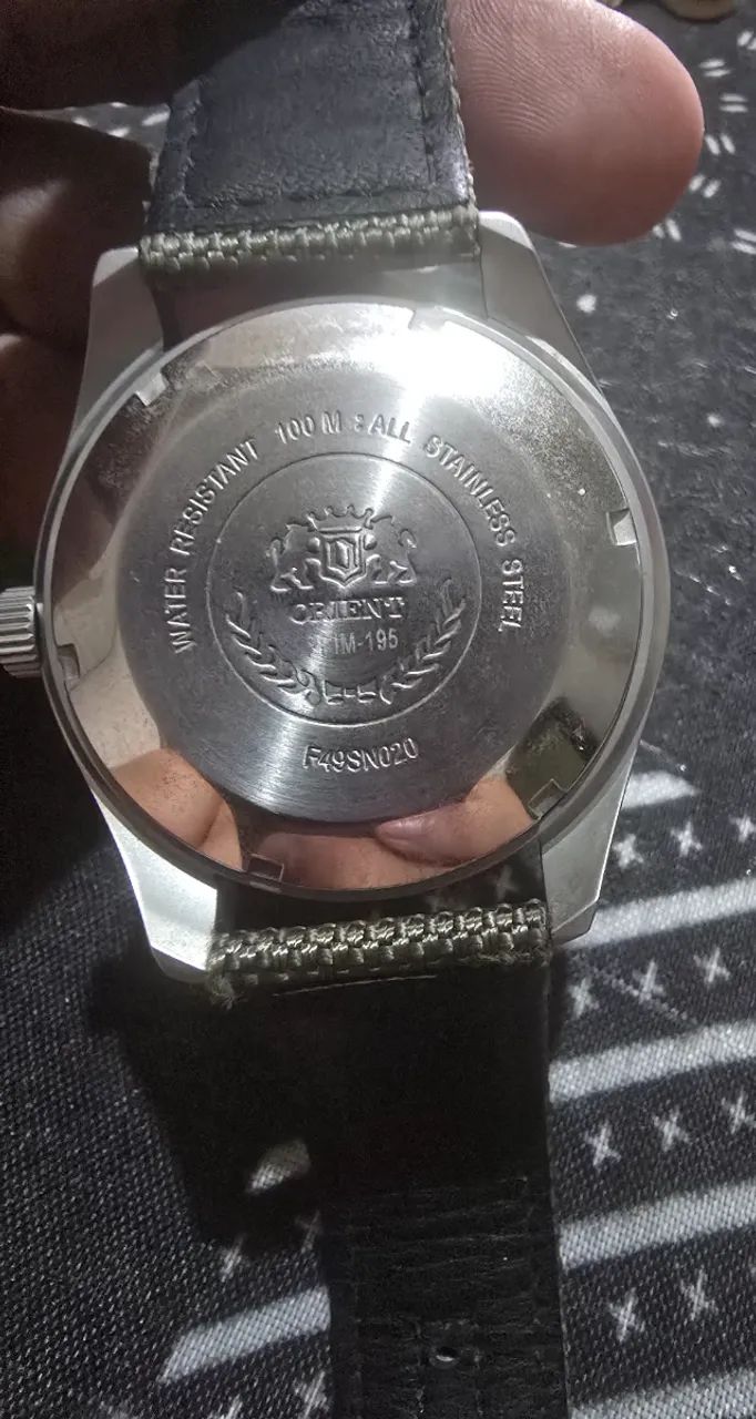 Relógio orient automático três estrelas militar  - Foto 4