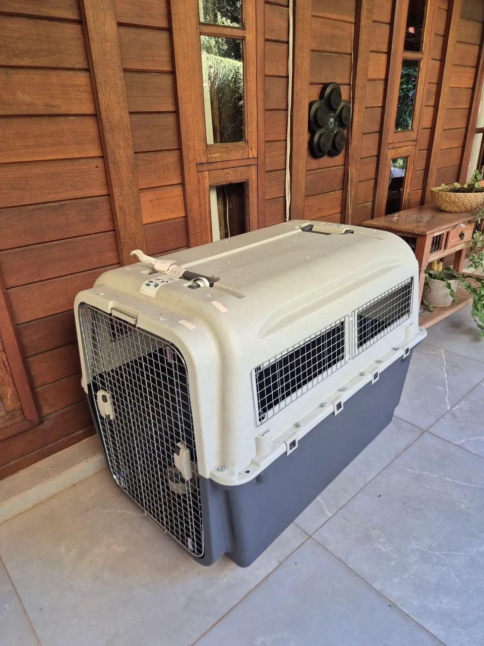 Caixa de transporte para pets de grande porte