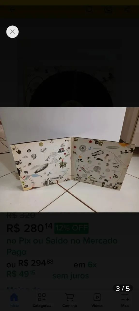 Lp led Zeppelin 3, nacional  - Foto 2