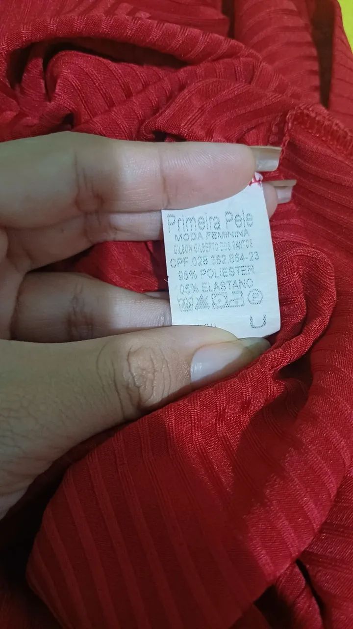 Vestido Regata Vermelho - Retirada em Maceió AL - Foto 2