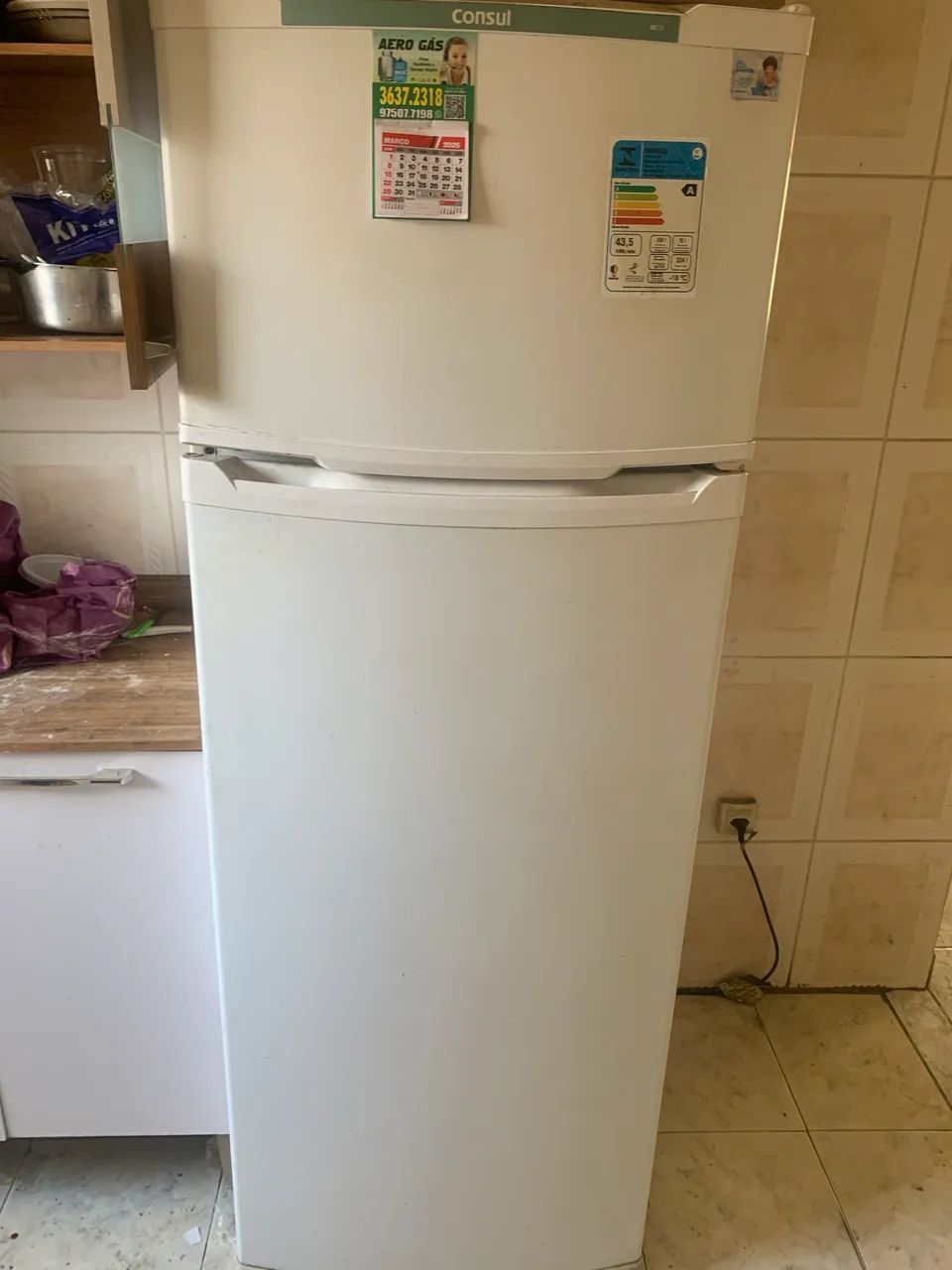Geladeira com defeito 