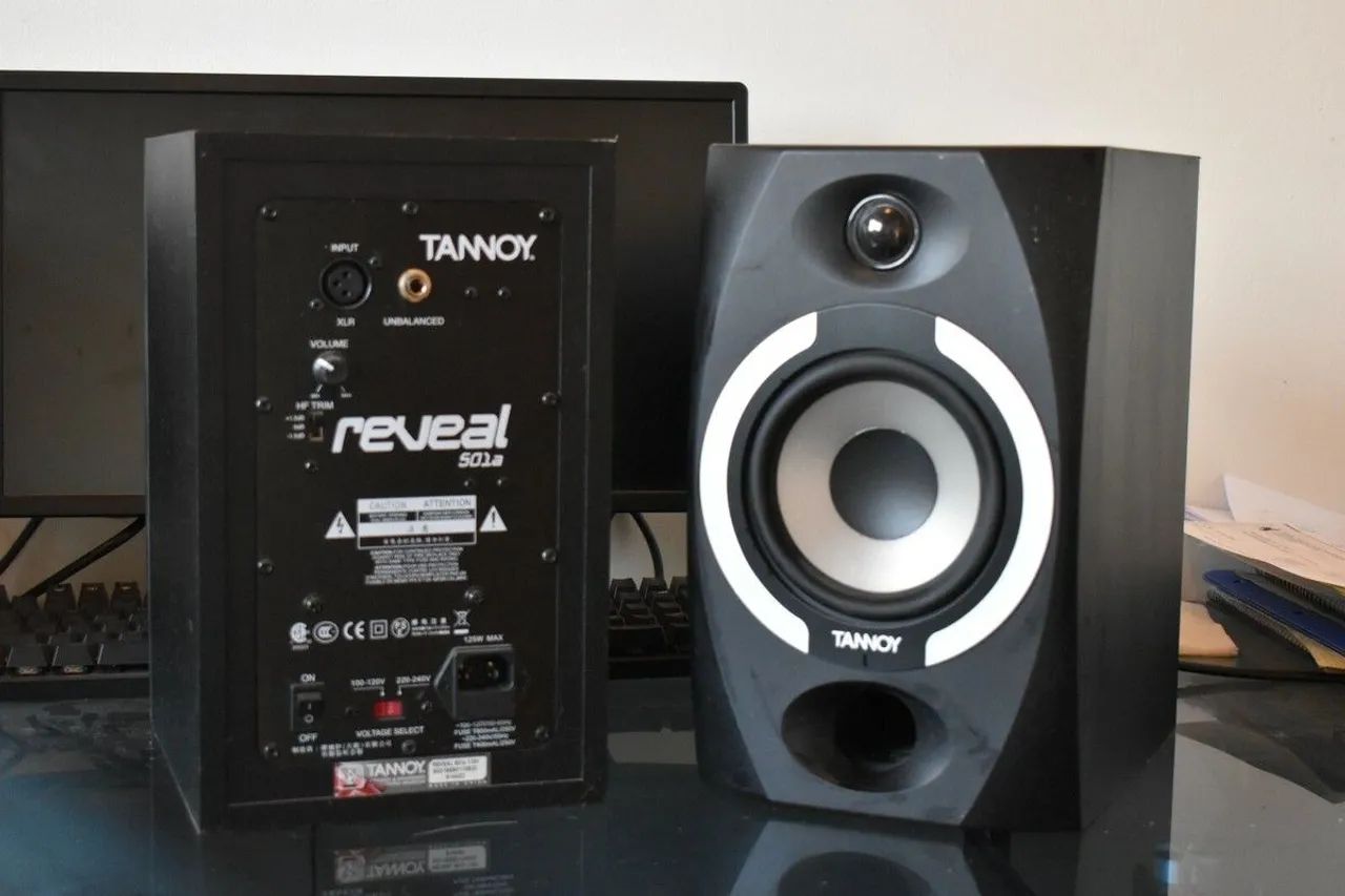 Monitores + placa de som