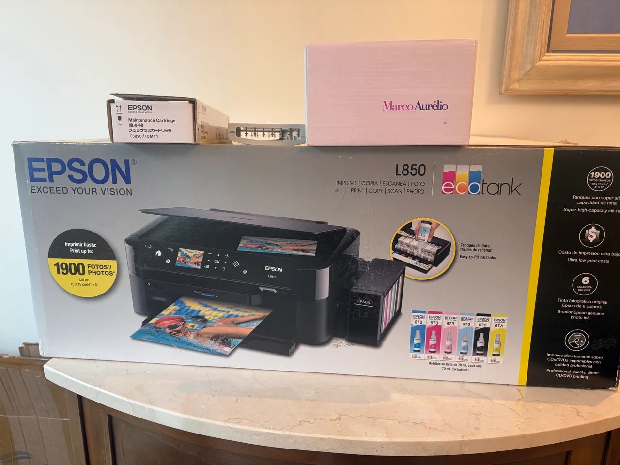 Impressora Epson EcoTank L850 Multifuncional  - Foto 2