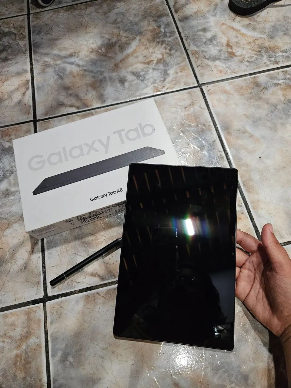 Tablet samsung a8 (com teclado e caneta universal)