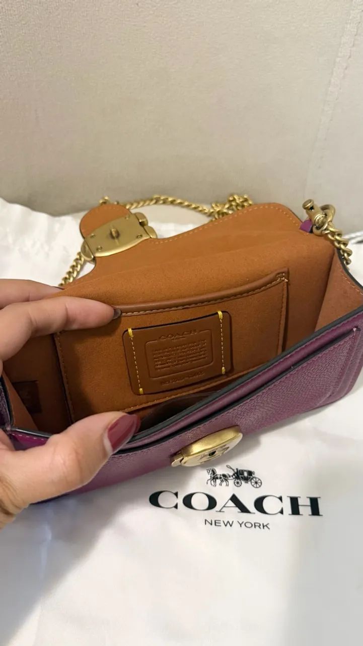 Bolsa coach tabby chain original  - Foto 5