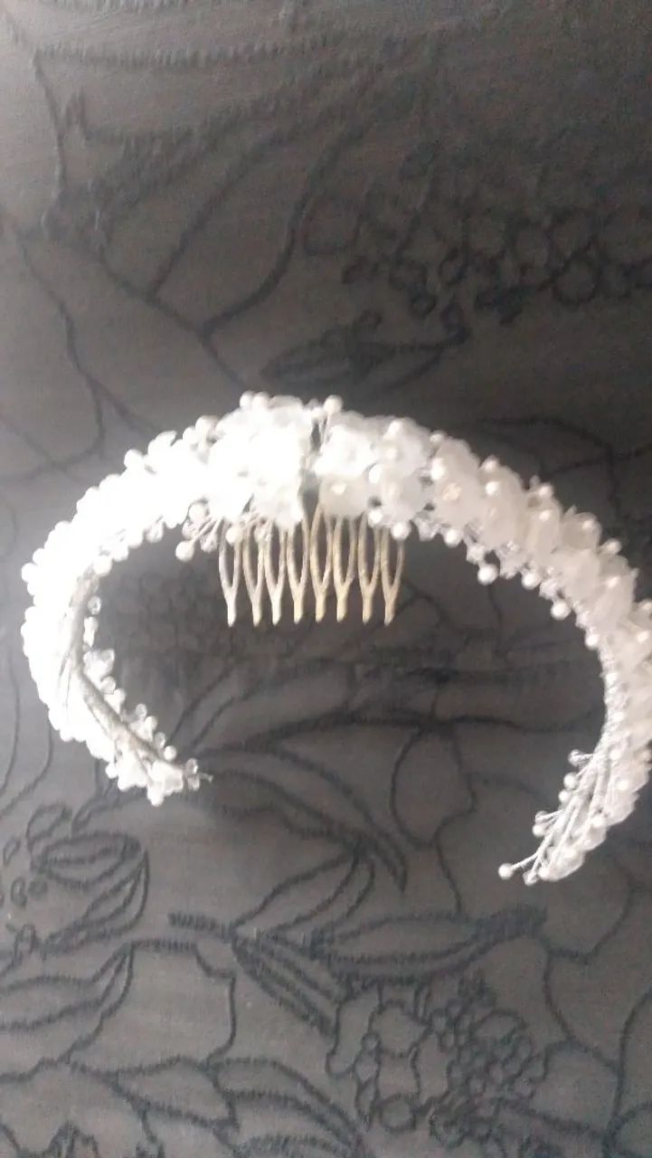 Tiara para noiva estilo russa - Foto 2