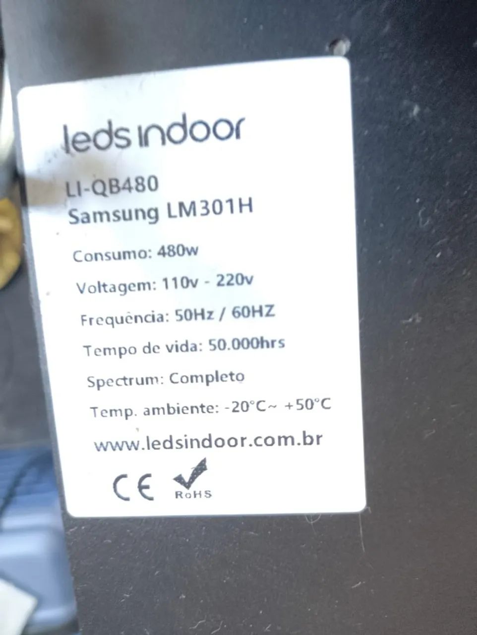 QB LM301H 480W , Led Indoor, Cultivo Indoor,  1x1x1 ideal - Foto 2