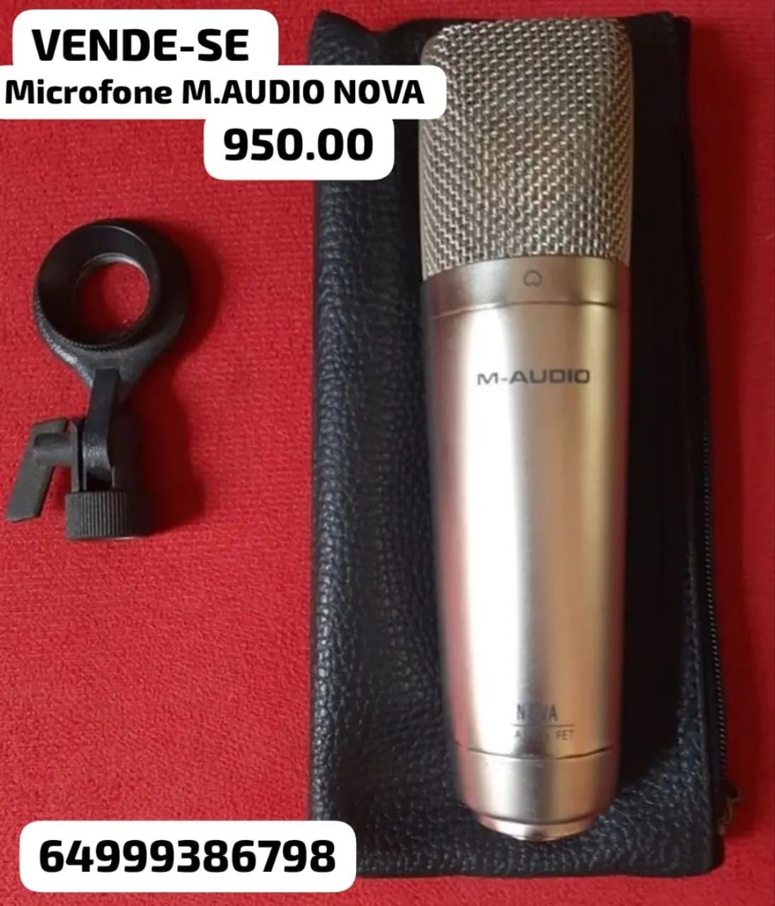 Microfone m áudio class nova feat