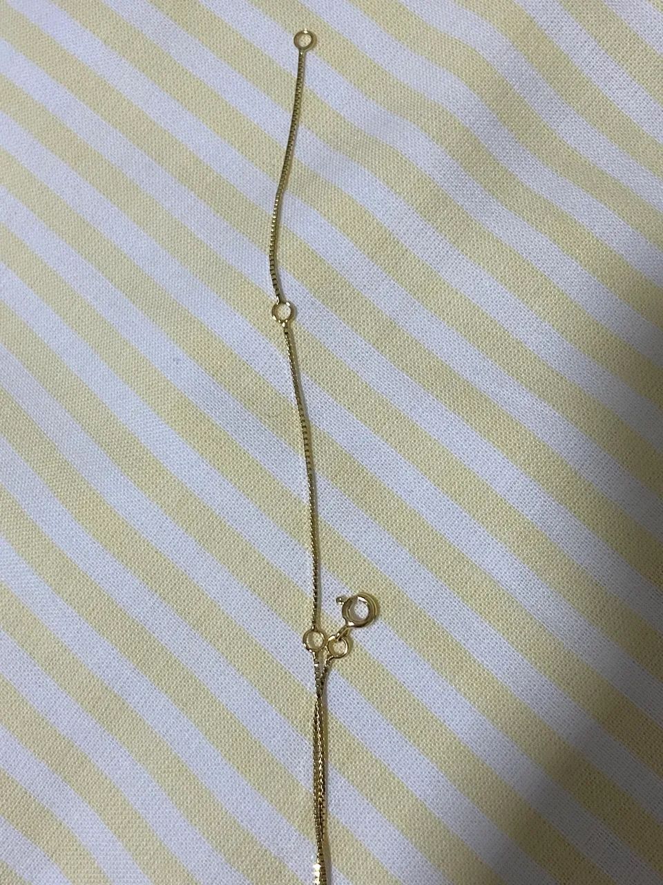 Colar Nossa Senhora dourado cravejado - Foto 2