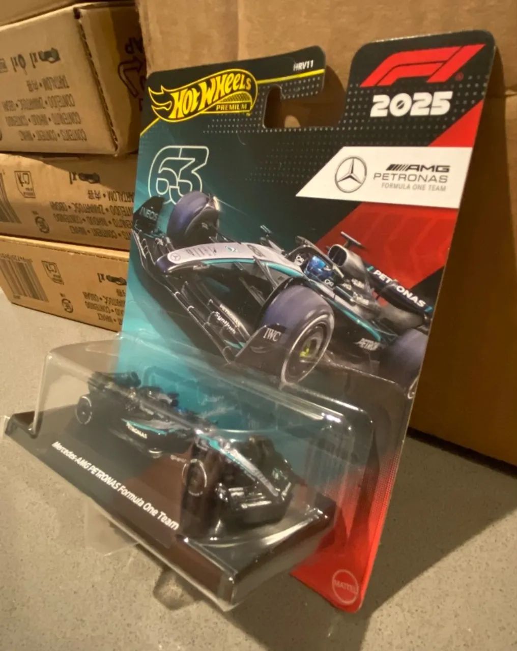 Hot Wheels Premium Mercedes AMG Petronas - Formula 1 2025 - Foto 2