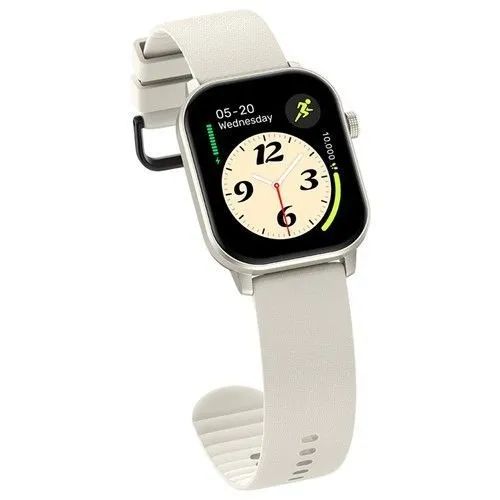 smartwatch zeblaze gts 3 gps + pulseira extra - bege - Foto 3