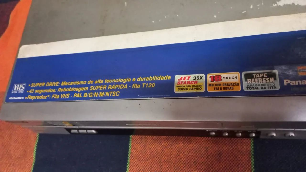 Video cassette panasonic funciona 