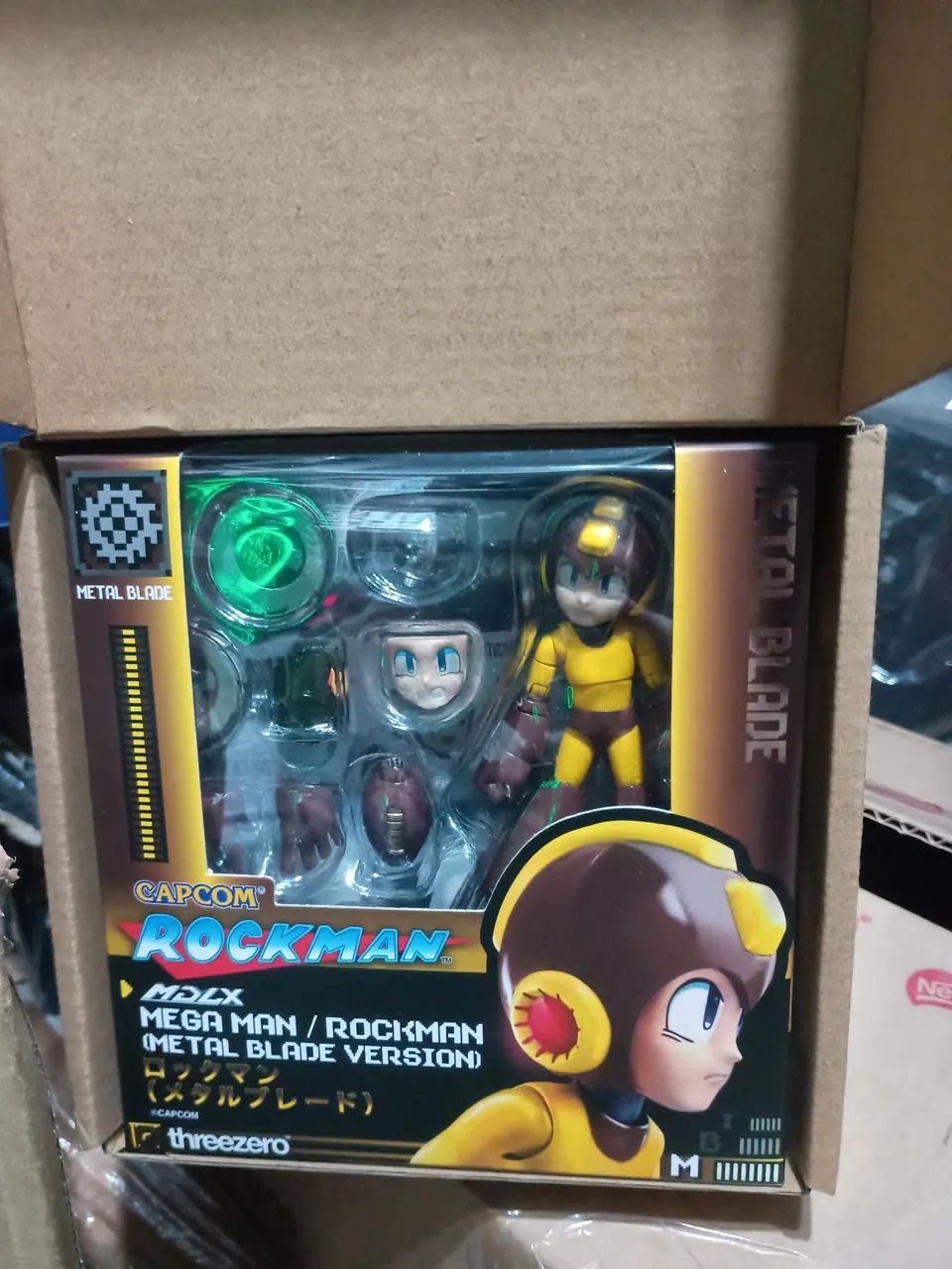 Megaman Rockman metal Blade version mdlx three zero lacrado boneco figura