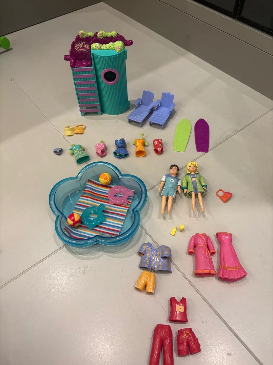Piscina da Polly pocket completa 