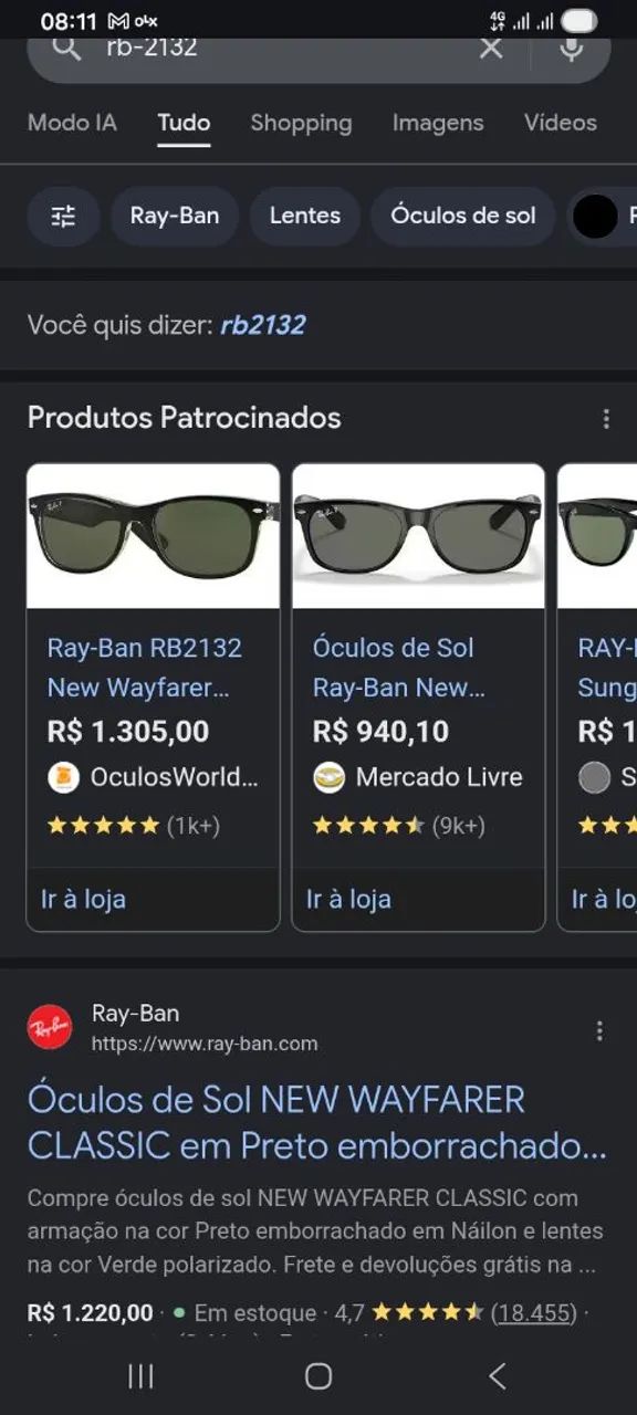 RAY BAN 2132