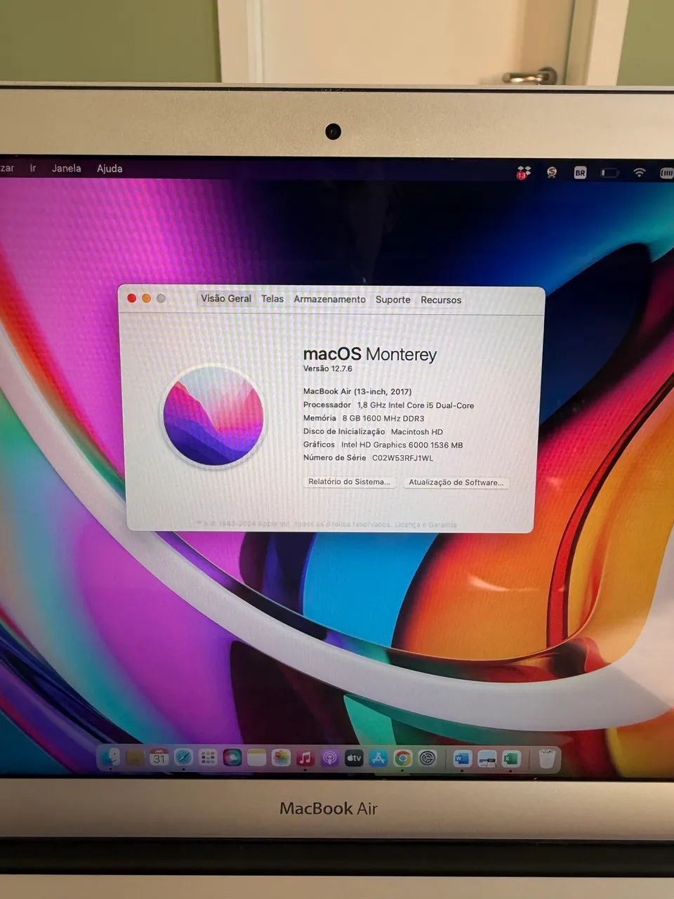 MacBook Air 2017 com bateria nova - Foto 2