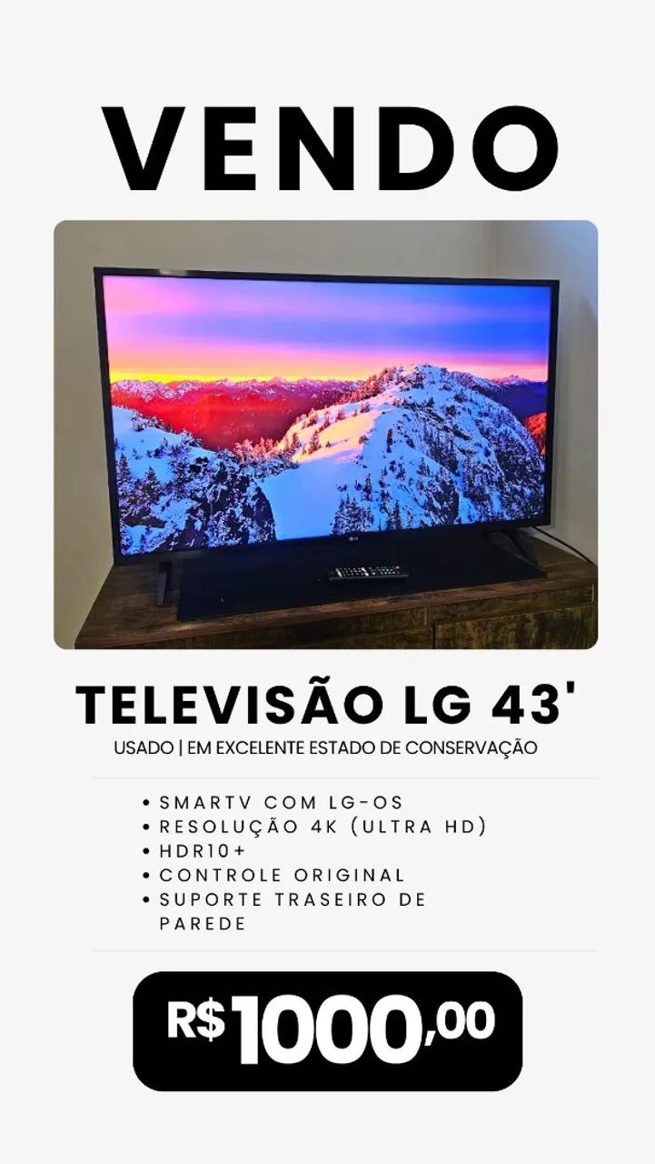 Smart TV LG 43' Led