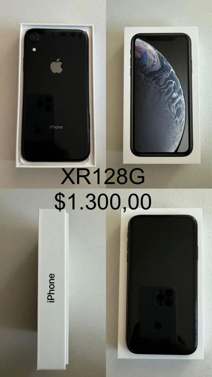 Vendo iPhone XR preto 128 gigas 